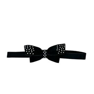Le Chateau Rhinestone Bow Belt
